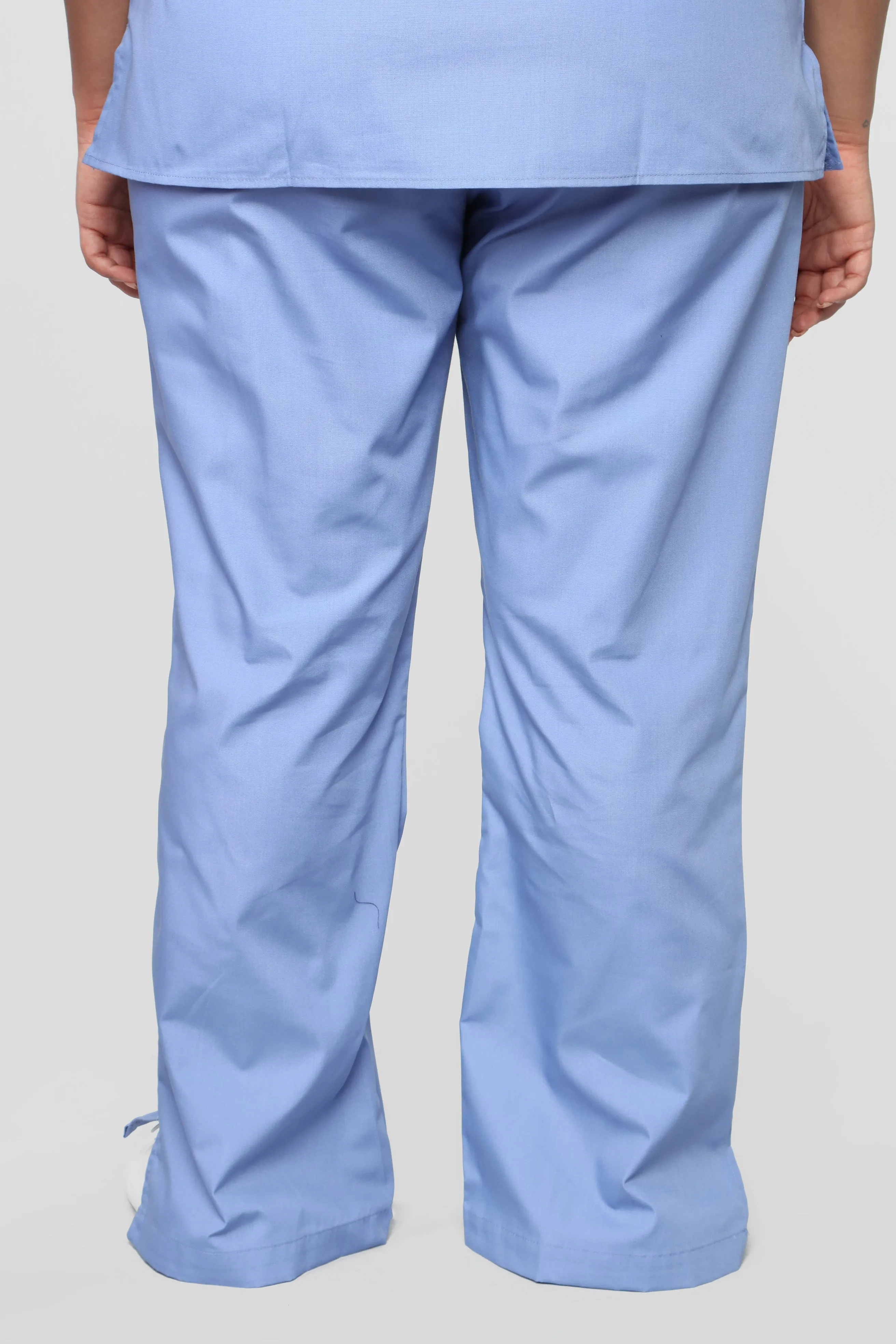 Be Patient Flare Scrub Pant - Ciel Blue