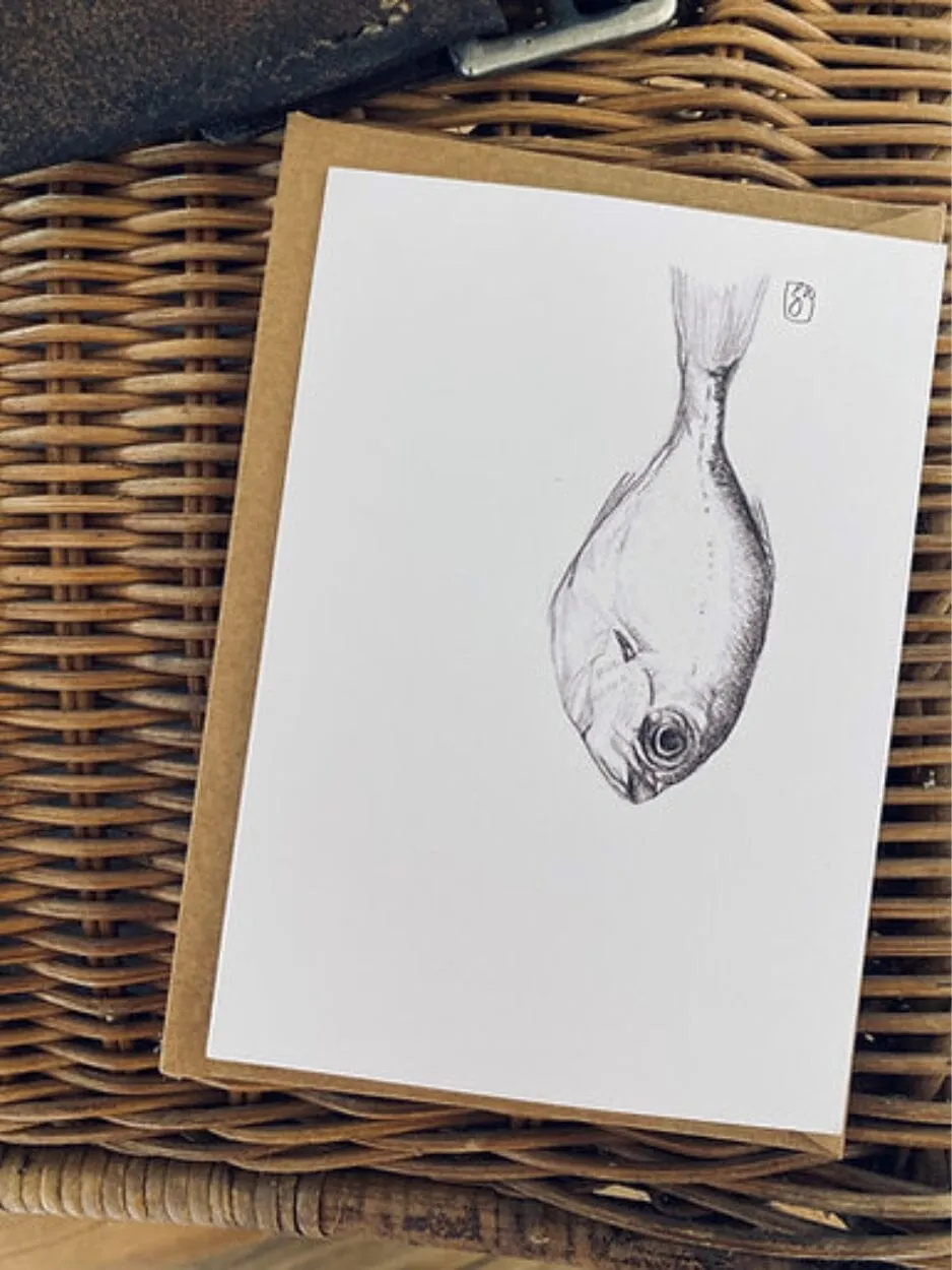 Big Fish - Small Greeting Card
