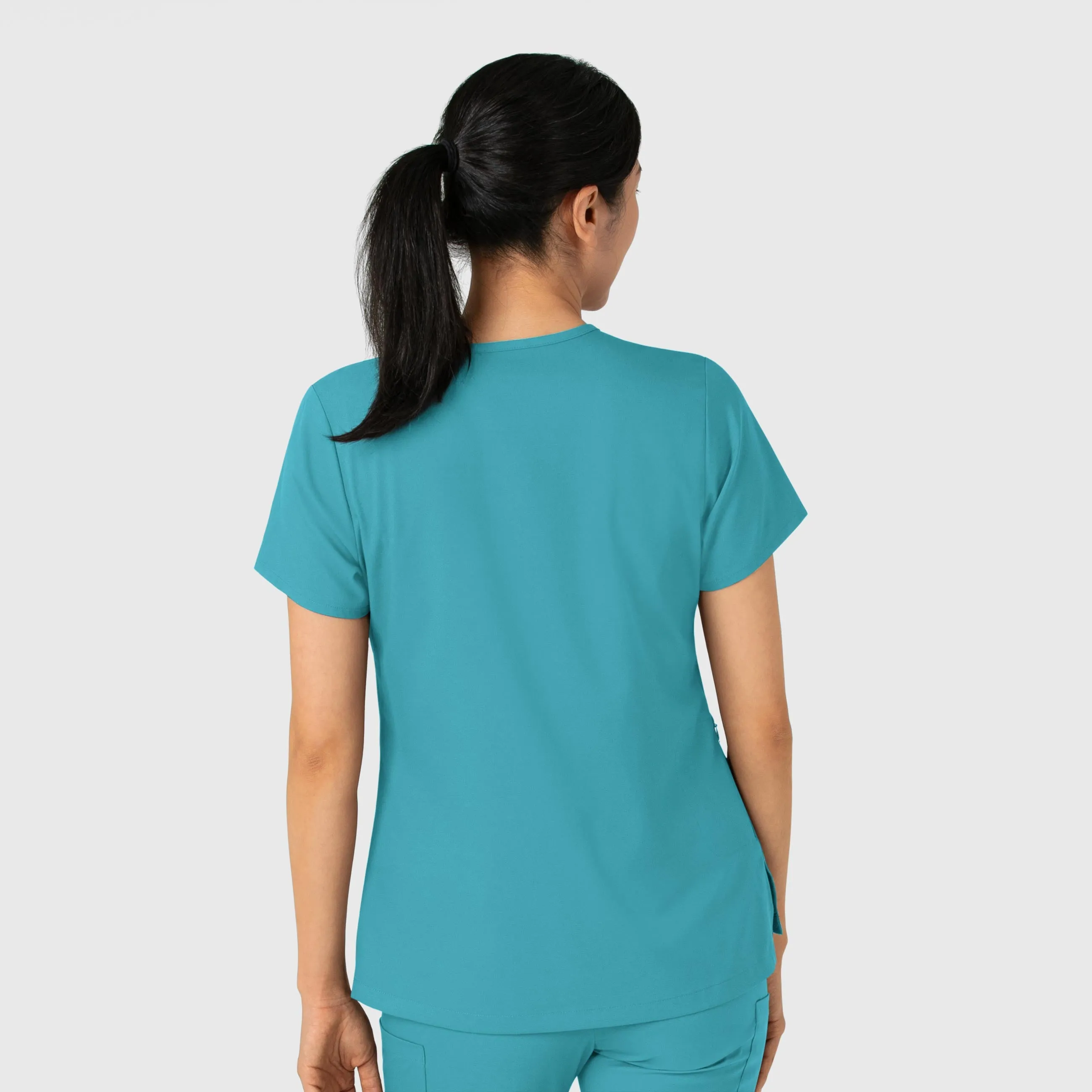 Boundless Women's Tuck-In Scrub Top - Teal