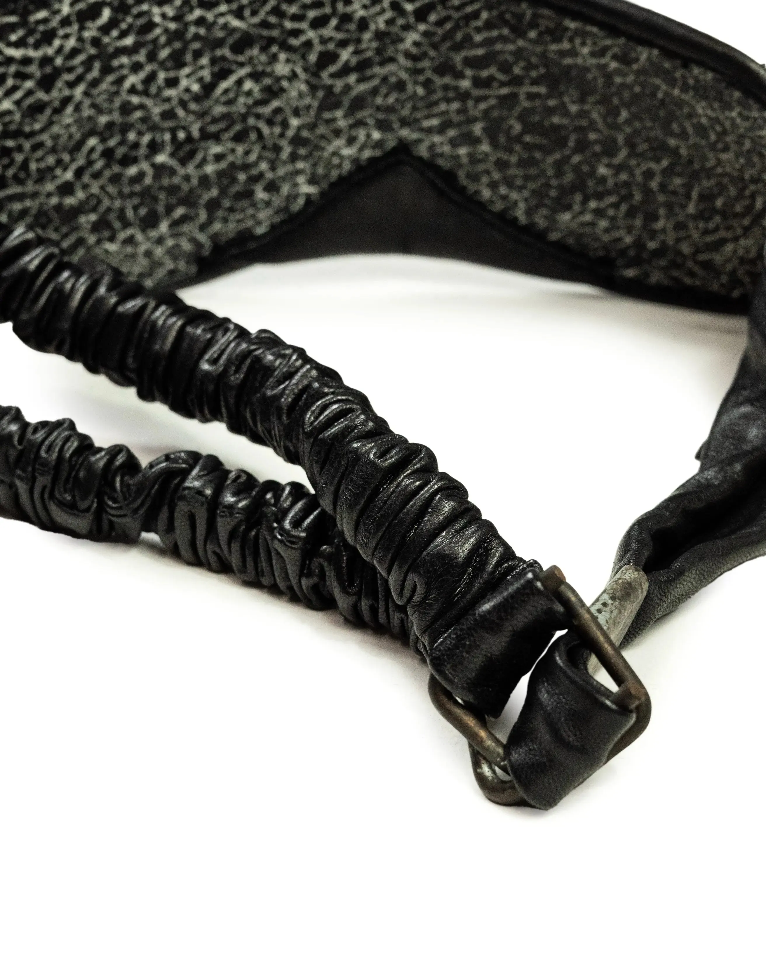 BUBBLED SHEEPSKIN MASK