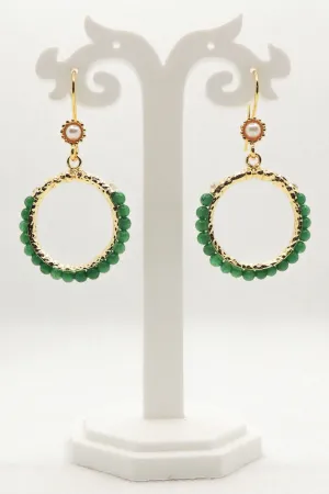 Hana Earrings In Green