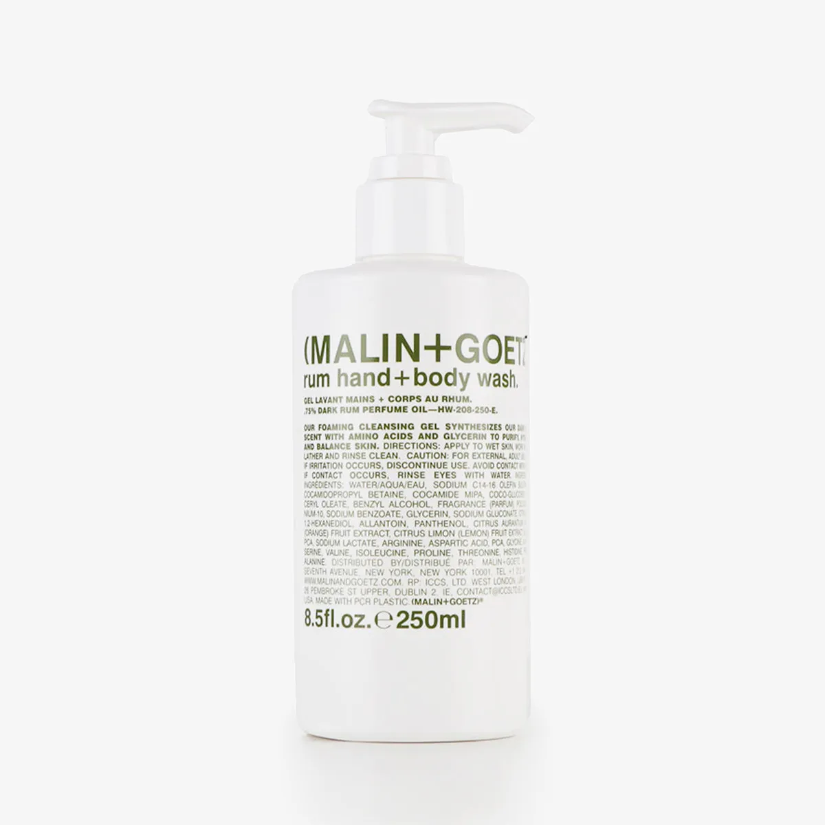 Malin   Goetz Rum Hand   Body Wash