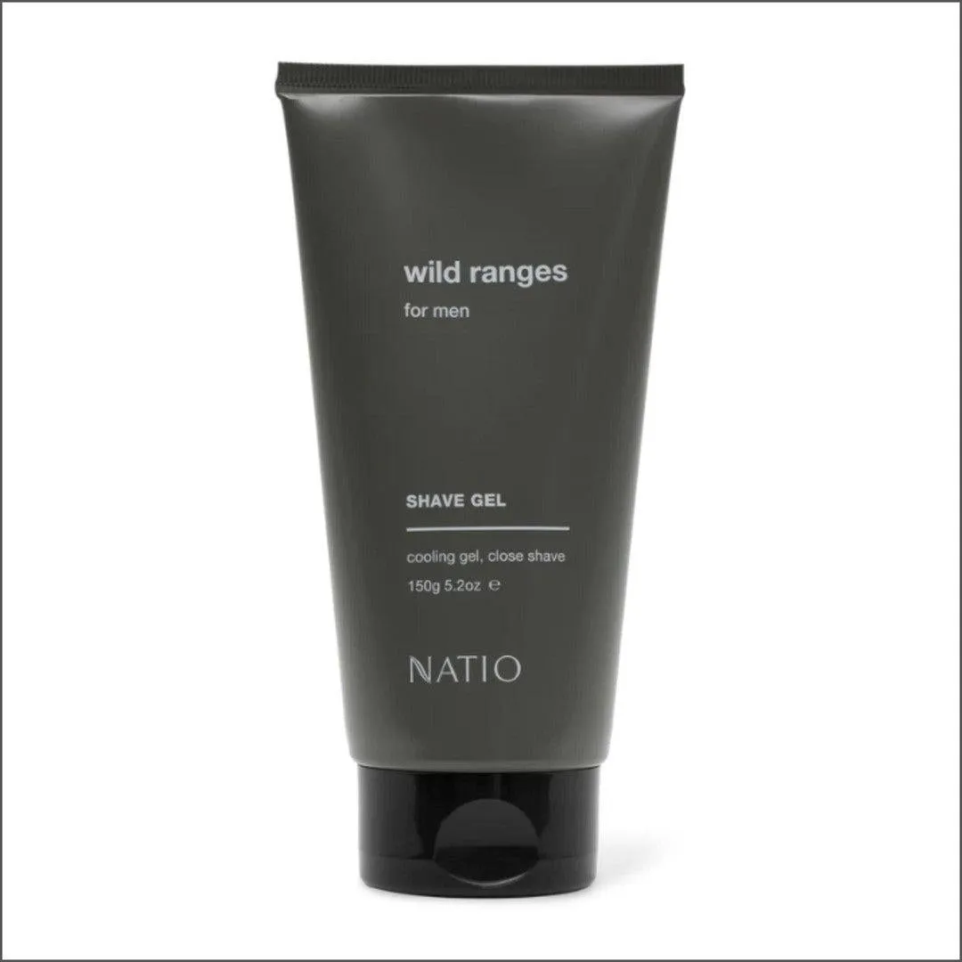 Natio Wild Ranges For Men Shave Gel 150g