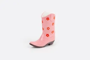 Pinky Rodeo Cowboy Boot Vase