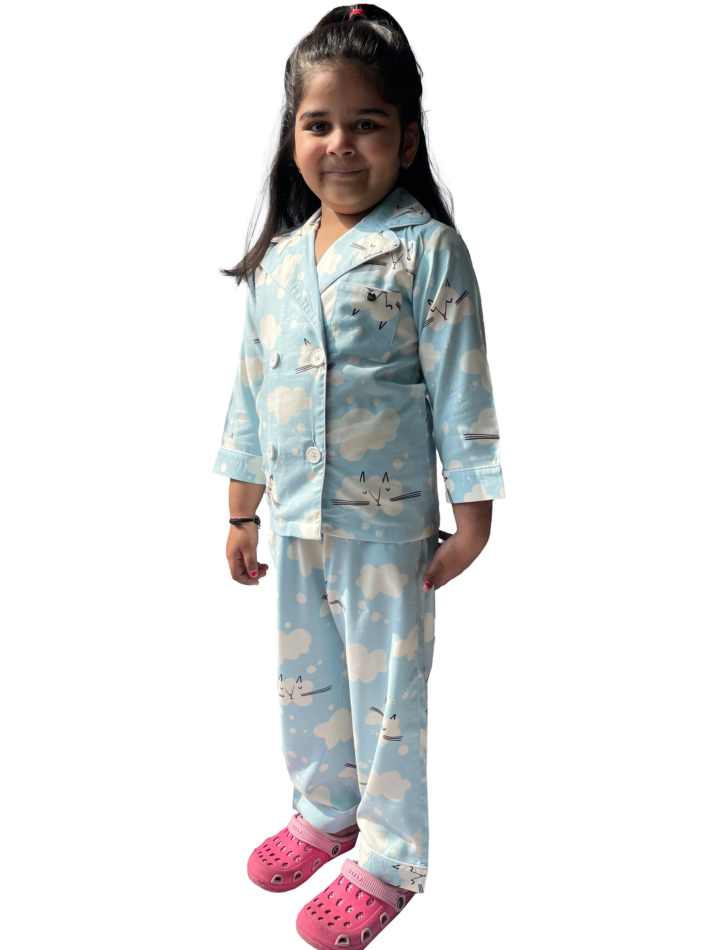 Sleepy Clouds Night Suit